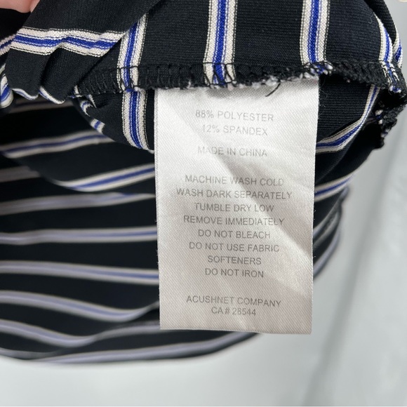 3 for $15 FootJoy Breathable Short Sleeve Golf Polo Shirt Indianapolis Striped - Picture 5 of 6